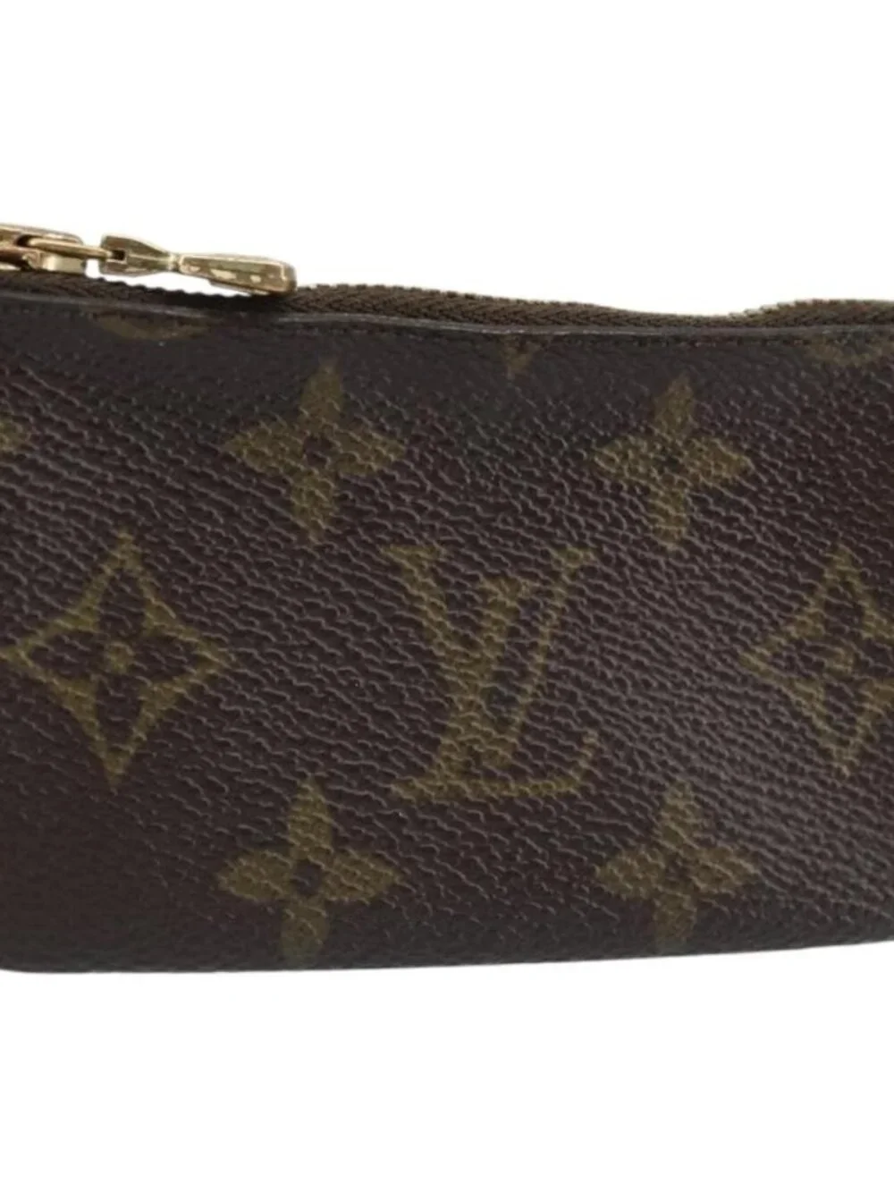 LOUIS VUITTON Monogram Pochette Cles Coin Purse M62650 LV Auth LNZ174